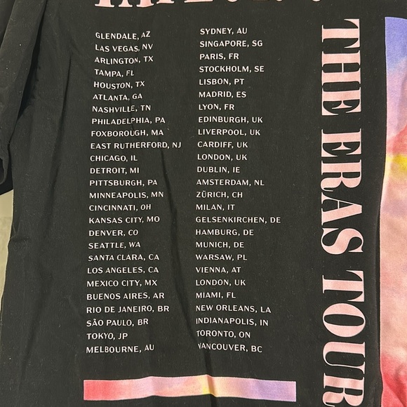 Taylor Swift Eras tour shirt - Picture 4 of 4